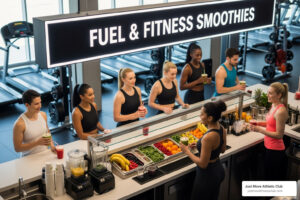 Smoothie bar gym