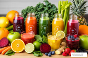 Fresh pressed juices