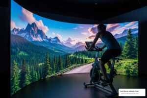 immersive cycling experience